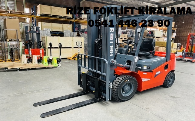 rizede forklift kiralama hizmeti